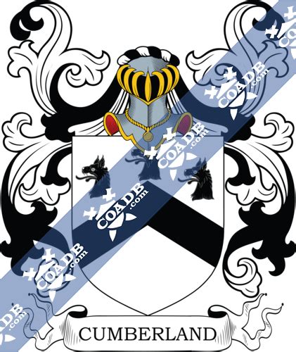 Cumberland Family Crest, Coat of Arms and Name History