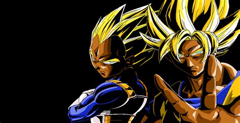 Black Goku and Vegeta by carrotmann on DeviantArt