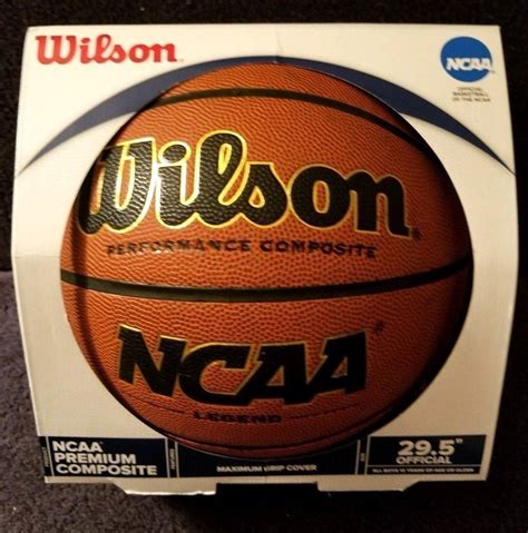 Wilson NCAA Legend Composite Basketball Official Size Indoor Outdoor ...