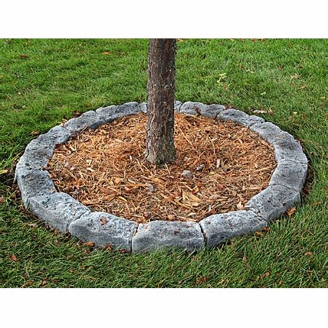 Edging Stones for Tree Rings and Landscaping, Simulated Rock