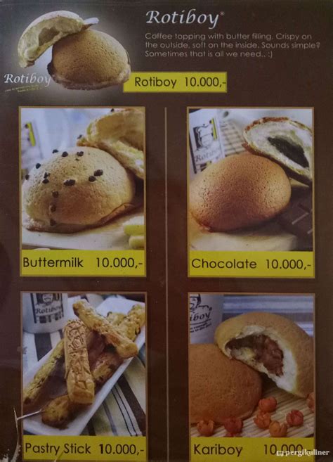 Selalu diperbarui! Menu Roti Boy, Wiyung, Surabaya