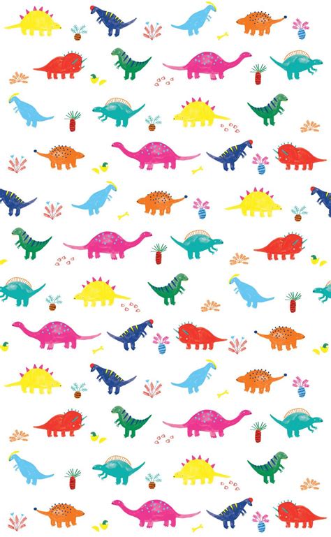 Pin by Emily Balsley on Pattern | Dinosaur wallpaper, Pattern wallpaper, Dinosaur pattern