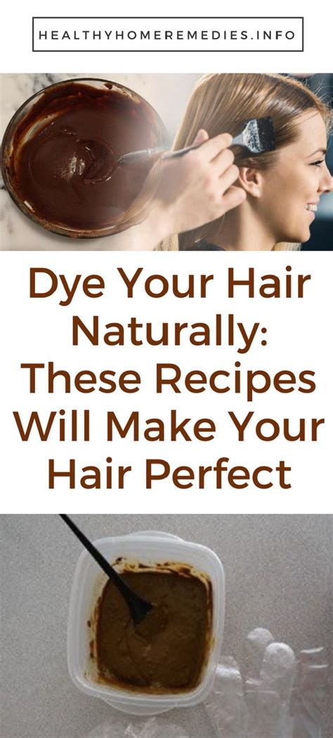 Dye Your Hair Naturally: These Recipes Will Make Your Hair Perfect ...