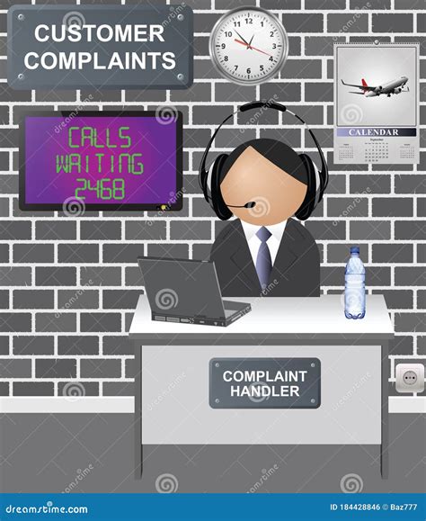 Complaints Department Cartoon Vector | CartoonDealer.com #15074301