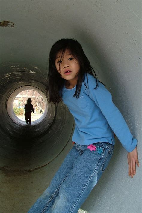 Girl in park tunnel Free Photo Download | FreeImages