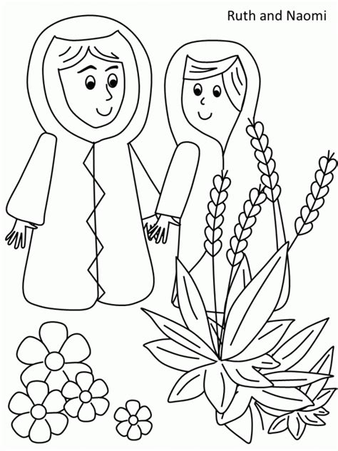 Book Of Ruth Coloring Pages