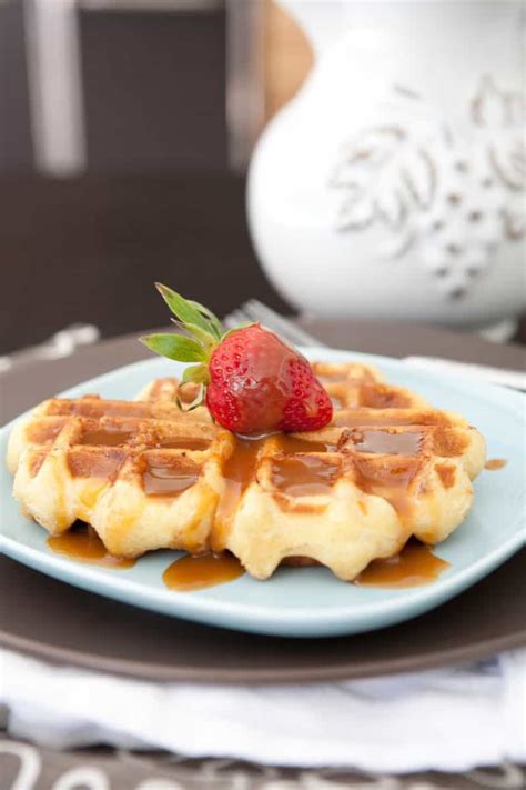 Eclectic Recipes Sticky Caramel Waffles | Eclectic Recipes