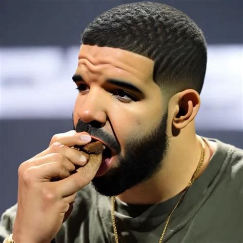 Drake eating poop