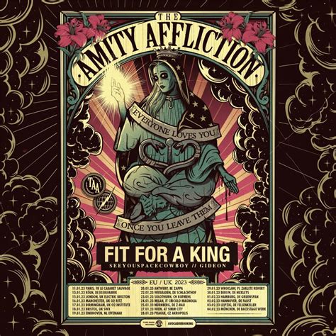 The Amity Affliction Tour 2024 Usa - Lona Sibeal