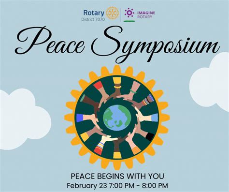 Rotary District 7070 Peace Symposium 2023 - Another District 7070 Success | District 7070