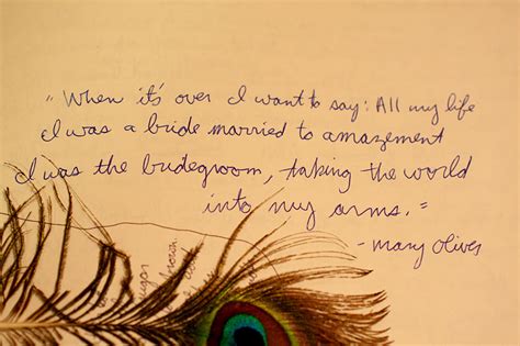 Mary Oliver Quotes. QuotesGram