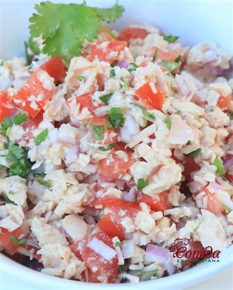 Ensalada de atún con tomate y cebolla - Recetas de Comida Ecuatoriana