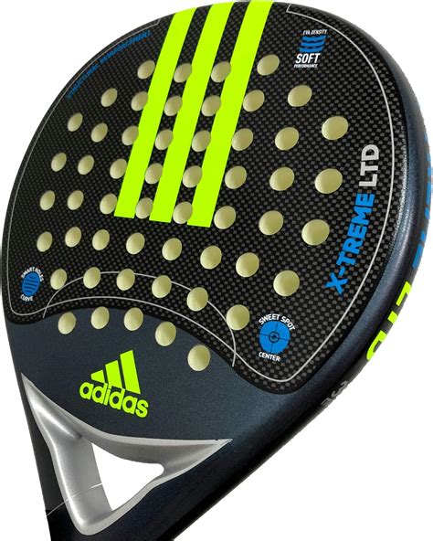 adidas Paddle Tennis Racquet X-Treme 2 LTD Silver/Lime: Amazon.co.uk: Sports & Outdoors