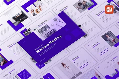 Business Meeting Presentation | Presentation Templates ~ Creative Market