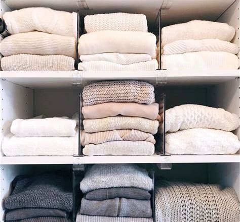 Sweater Storage | Clothes closet organization, Small closet organization bedroom, Sweater storage