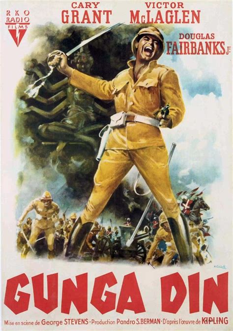 Gunga Din (1939) | Movie posters vintage, Classic movie posters, Cinema posters