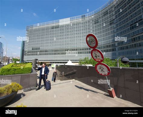 the Berlaymont building in Brussels, Belgium, home of the European Commission Stock Photo - Alamy