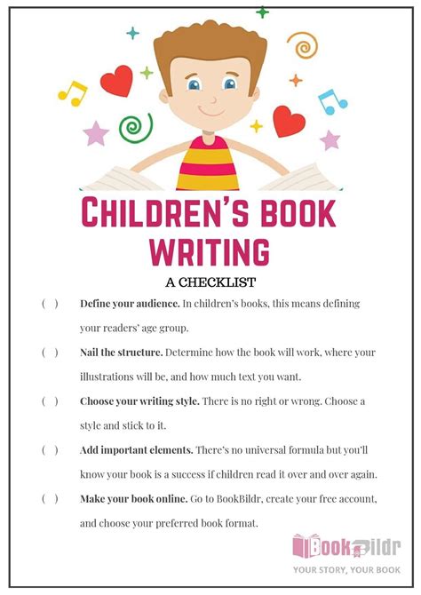 how to write a book kid