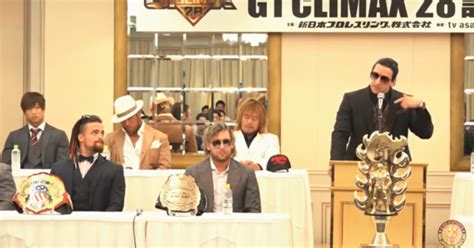 Tetsuya Naito fell asleep at the G1 Climax press conference... again ...