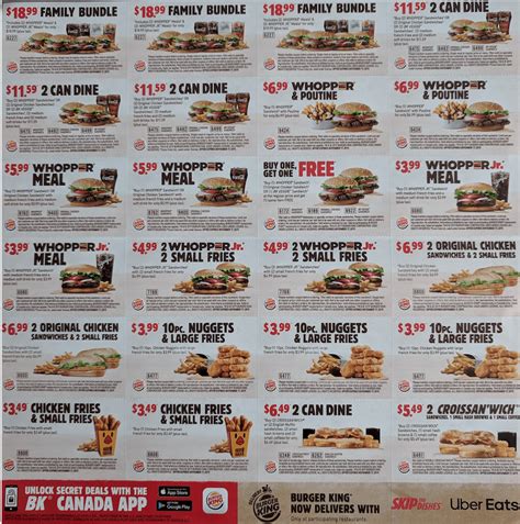 Burger King Mailer Coupons: Buy One Whopper, Get One FREE, Whopp Meal ...