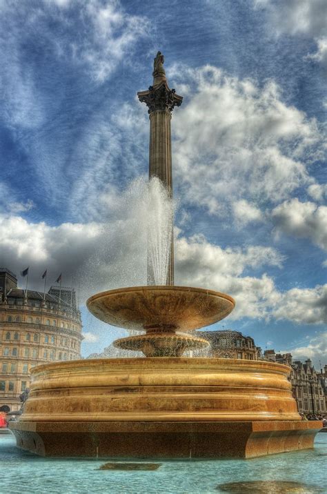 Trafalgar Fountain | London england, Trafalgar square london, London town