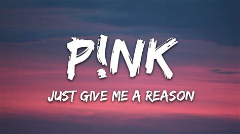 P!nk - Just Give Me a Reason (Lyrics) Chords - Chordify