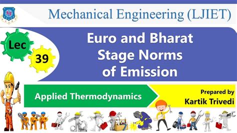 L 39 Euro & Bharat Stage Norms of Emission | Applied Thermodynamics | Mechanical - YouTube