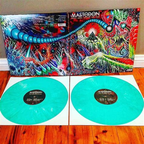 @vicious_vinyl on Instagram: “Mastodon ! Once more round the sun, aqua green/white, 140 gram 2 ...