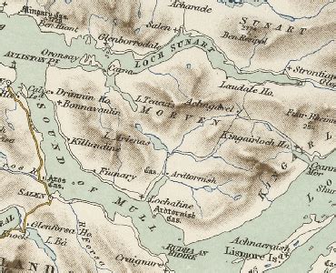 History of Morvern, in Highland and Argyll | Map and description | History, Map, Historical maps