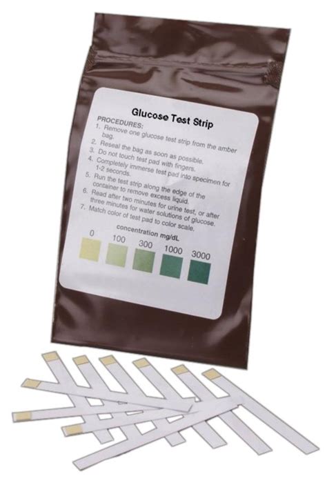 Glucose test strips, 10 pack