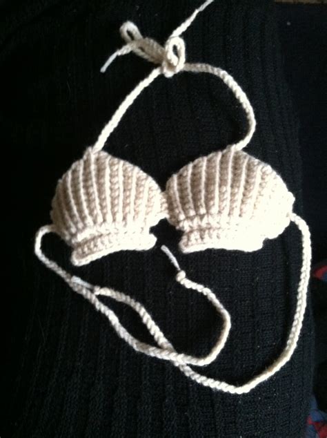 Crochet Mermaid Sea Shell Bra Pick Size - Etsy