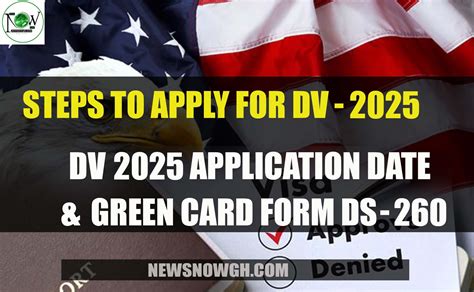 Steps to Apply for DV-2025 | DV 2025 Application Date