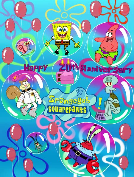 Happy 20th Anniversary Spongebob Squarepants! by Kareena08 on DeviantArt