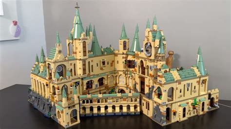 closer look at the combined LEGO Harry Potter Hogwarts