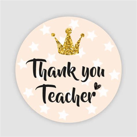 Thank You Teacher Stickers, Labels │ Sticker Holic