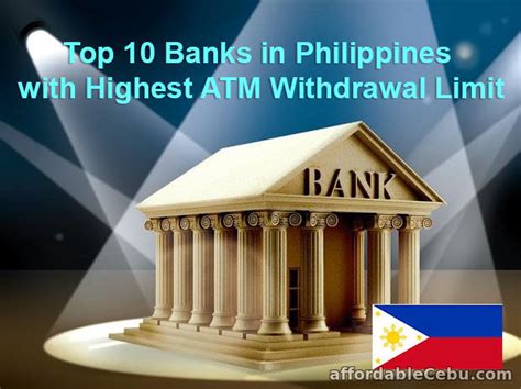 Top 10 Banks in Philippines with Highest ATM Withdrawal Limit - Banking 30924