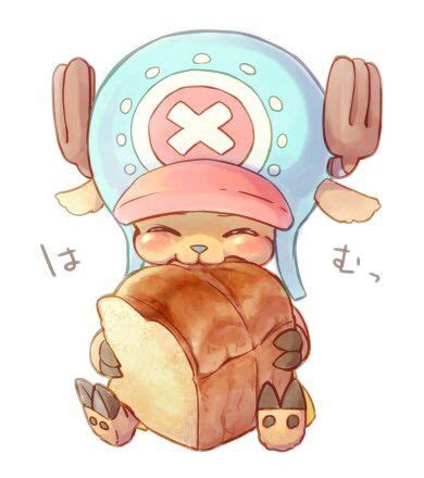 Chopper eating bread #cute | One piece chopper, One piece tattoos, One piece images