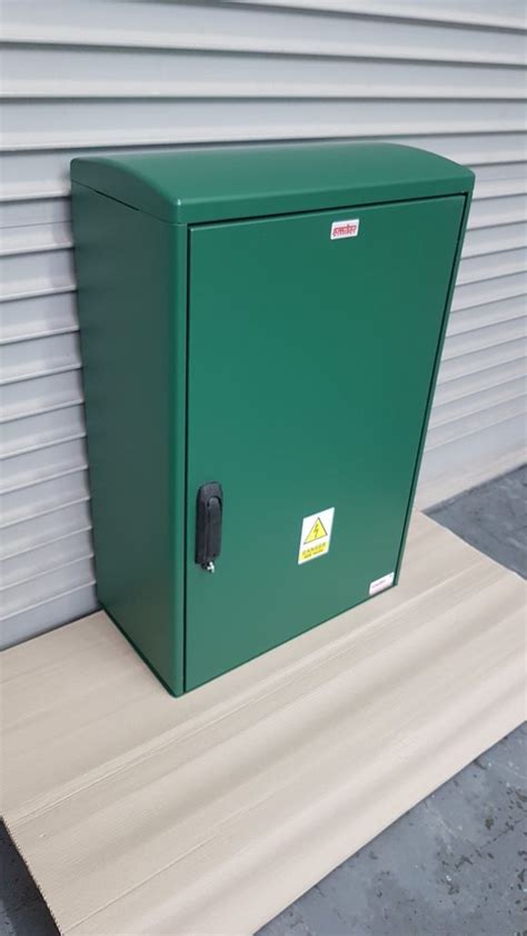 Free Standing GRP Electric Meter Box Green - W605 x H930 x D320mm, GRP Cabinet , GRP Kiosk ...