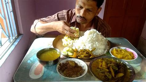 Eating Extreme Rice Today with 7 Food Dishes - Summer Indian Lunch Menu - YouTube