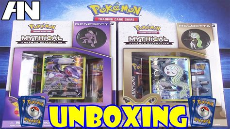 Genesect & Meloetta Mythical Pokemon Collections - YouTube