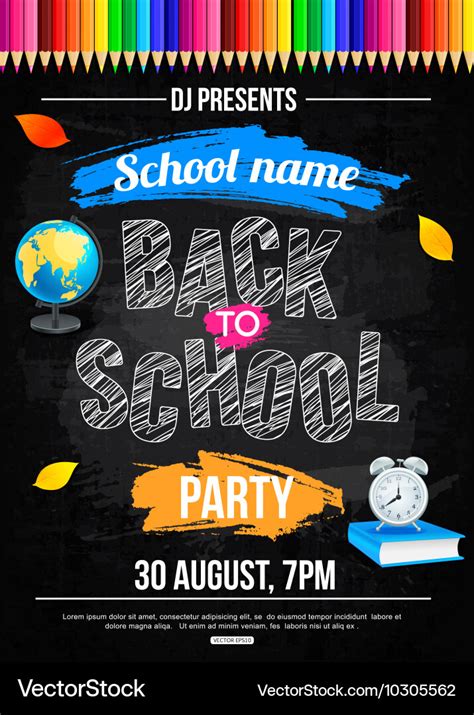 Back To School Poster Template – Amat