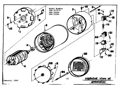 CRAFTSMAN SEARS GENERATOR Parts | Model 58031564 | Sears PartsDirect