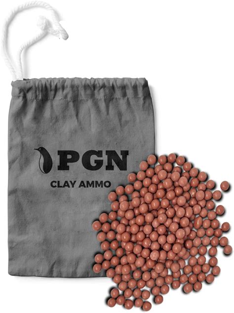 Buy 500 Pieces PGN Biodegradable Clay Slingshot Ammo - 12" Inch 0.5 ...