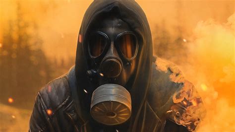 Download Dark Gas Mask HD Wallpaper