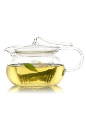 Elegant Clear Glass Teapot 600 ml / 20.3 oz