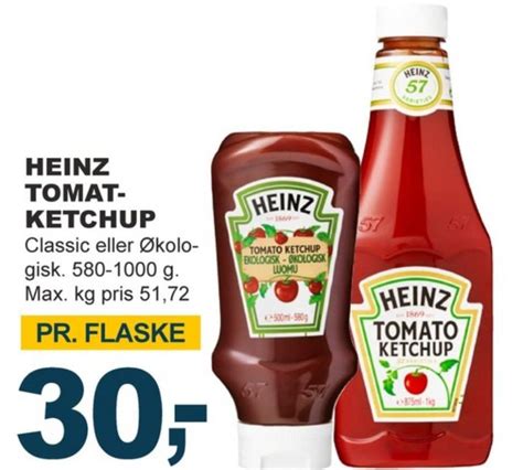 Heinz, Ketchup, Let-Køb august 2023 - Alle Tilbudsavis