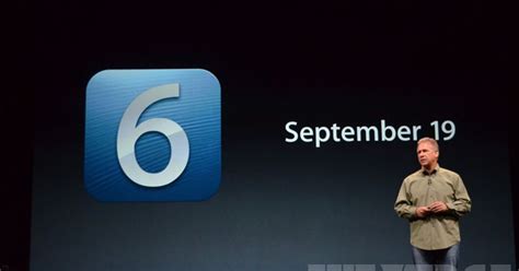 iOS 6 update due on September 19th - The Verge