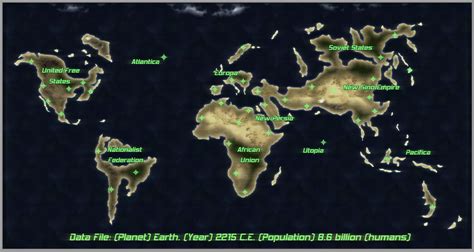 Map Of Earth In The Future - Allyce Maitilde