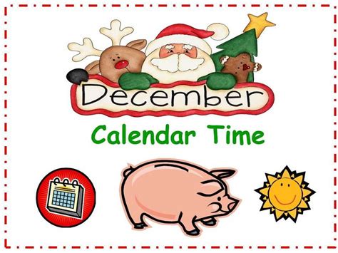 Clipart of the December Calendar free image download