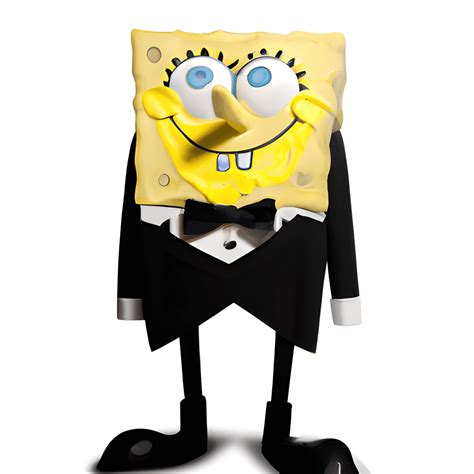 SpongeBob in a Tuxedo · Creative Fabrica